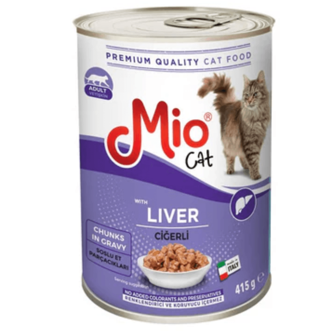 MIO CHUNKS ADULT CAT LIVER 400G